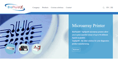 Desktop Screenshot of biofluidix.com
